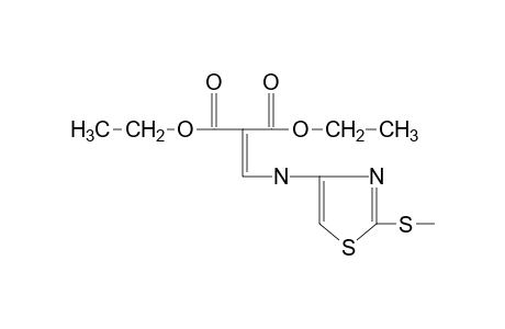 {{2-(methylthio)-4-thiazolyl]amino}methylene}malonic acid, diethyl ester