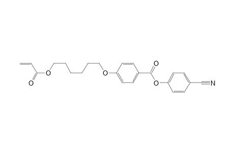 4-(6-acryloyloxyhexoxy)benzoic acid (4-cyanophenyl) ester