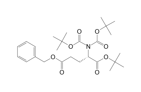 (S)-2-[BIS-(TERT.-BUTYLOXYCARBONYL)-AMINO]-GLUTARSAEURE-5-BENZYL-1-(TERT.-BUTYL)-ESTER