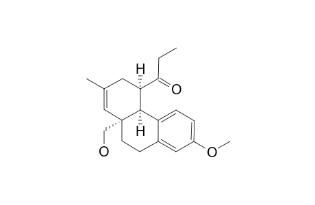 (4'RS,4A'SR,10A'RS)-1-(10A'-HYDROXYMETHYL-7'-METHOXY-2'-METHYL-3',4',4A',9',10',10A'-HEXAHYDROPHENANTHREN-4'-YL)-PROPAN-1-ONE