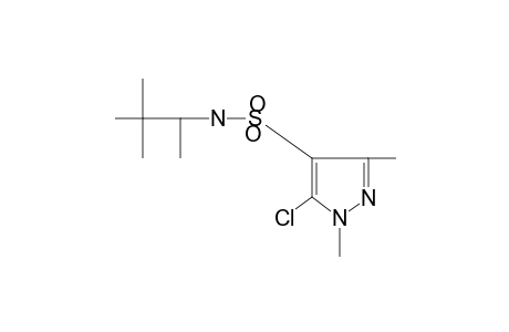 5-chloro-1,3-dimethyl-N-(1,2,2-trimethylpropyl)pyrazole-4-sulfonamide