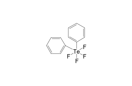 (trans)-Tetrafluoro-diphenyl-.lambda.6-Tellane