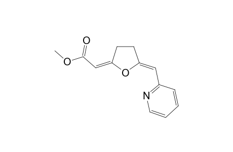 (2E)-2-[(5Z)-5-(2-pyridylmethylene)tetrahydrofuran-2-ylidene]acetic acid methyl ester