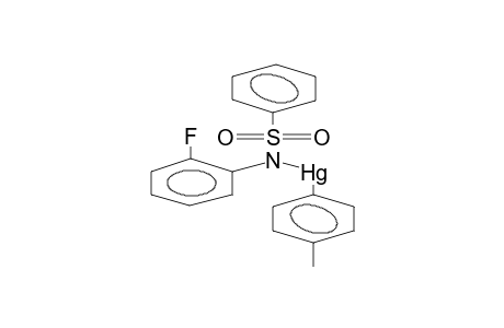 4-METHYLPHENYL-[N-(2-FLUOROPHENYL)PHENYLSULPHONYLAMIDO]MERCURY