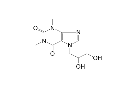 7-(2,3-Dihydroxypropyl)theophylline