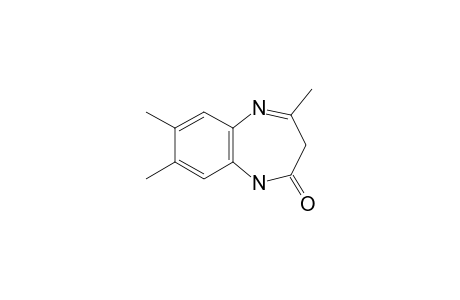 1,3-dihydro-4,7,8-trimethyl-2H-1,5-benzodiazepin-2-one