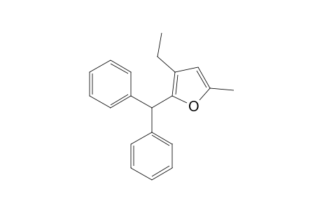 2-(DIPHENYLMETHYL)-3-ETHYL-5-METHYLFURAN