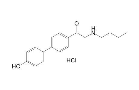 2-(butylamino)-4'-(p-hydroxyphenyl)acetophenone, hydrochloride