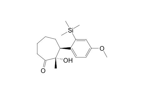 (S*,S*)-2-Hydroxy(4-methoxy-2-trimethylsilylphenyl)methyl-1-cycloheptanone