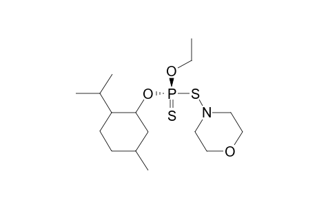 O-(L-MENTYL)-O-ETHYL-S-MORPHOLINO-(R)-DITHIOPHOSPHATE