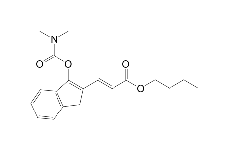 Butyl (E)-3-(3-((dimethylcarbamoyl)oxy)-1H-inden-2-yl)acrylate