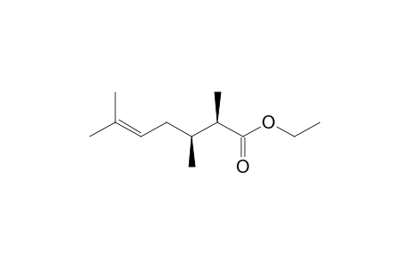 ethyl (2R,3S)-2,3,6-trimethylhept-5-enoate