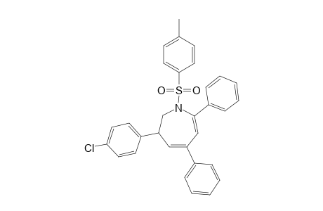 3-(4-Chlorophenyl)-5,7-diphenyl-1-tosyl-2,3-dihydro-1H-azepine