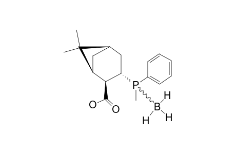 (-)-(1R,2S,3R)-6,6-DIMETHYL-3-(R(P))-(BORANATOMETHYLPHENYLPHOSPHANYL)-BICYCLO-[3.1.1]-HEPTANE-2-CARBOXYLIC-ACID