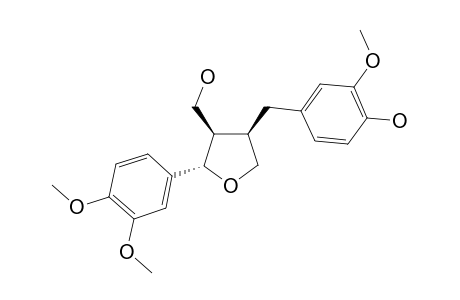 LARICIRESINOL-4-MONOMETHYLETHER;(7S,8R,8'R)-4'-HYDROXY-3,3',4-TRIMETHOXY-7,9'-EPOXYLIGNAN-9-OL