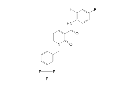 2',4'-DIFLUORO-1,2-DIHYDRO-2-OXO-1-[m-(TRIFLUOROMETHYL)BENZYL]NICOTINANILIDE