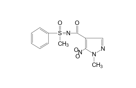 S-methyl-N-[(1-methyl-5-nitropyrazol-4-yl)carbonyl]-S-phenylsulfoximine