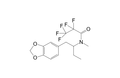 N-(1-(benzo[d][1,3]dioxol-5-yl)butan-2-yl)-2,2,3,3,3-pentafluoro-N-methylpropanamide