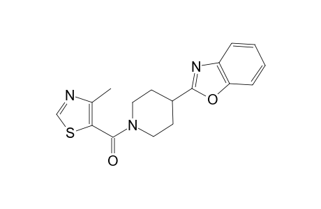 1,3-Benzoxazole, 2-[1-[(4-methyl-5-thiazolyl)carbonyl]-4-piperidinyl]-