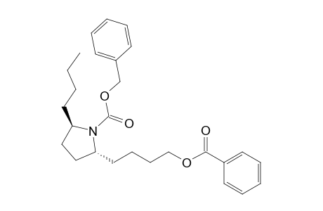 (2R,5R)-N-[(Benzyloxy)carbonyl]-5-butyl-2-[4-(benzoyloxy)butyl]pyrrolidine