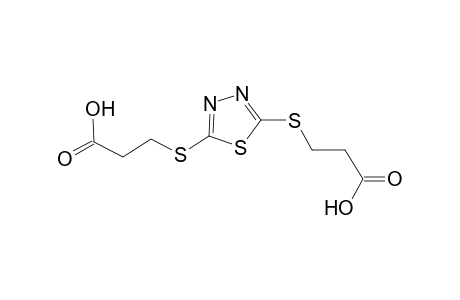 3-({5-[(2-carboxyethyl)sulfanyl]-1,3,4-thiadiazol-2-yl}sulfanyl)propanoic acid