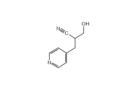 alpha-(hydroxymethyl)-4-pyridinepropionitrile