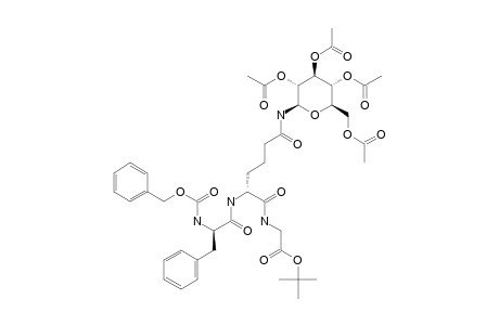 TERT.-BUTYL_N-(BENZYLOXYCARBONYL)-PHENYLALANYL-N'-(2,3,4,6-TETRA-O-ACETYL-BETA-D-GLUCOPYRANOSYL)-HOMOGLUTAMINYLGLYCINATE