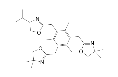 1,3-Bis[(4,4-dimethyloxazolin-2-yl)methyl]-5-(4-isopropyloxazolin-2-yl)methyl-2,4,6-trimethylbenzene