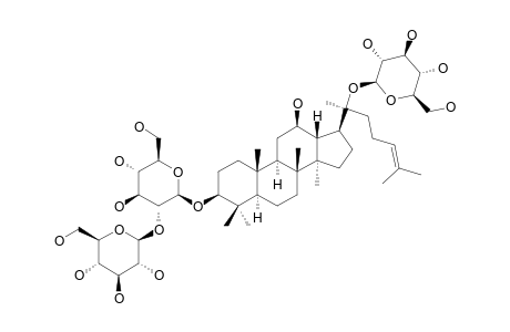 3-O-[BETA-D-GLUCOPYRANOSYL-(1->2)-BETA-D-GLUCOPYRANOSIDE]-20-O-BETA-D-GLUCOPYRANOSYL-20(S)-PROTOPANAXADIOL