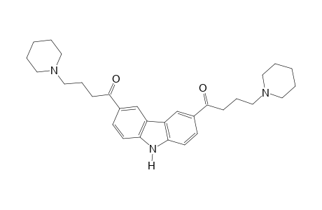 3,6-bis(4-piperidinobutyryl)carbazole