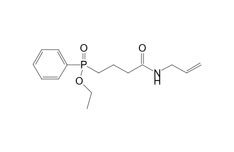 4-(p-Ethoxy-p-phenylphosphinoyl)-N-(prop-2'-enyl)butanamide