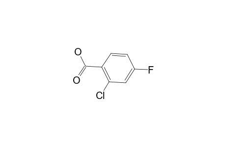 2-Chloro-4-fluorobenzoic acid