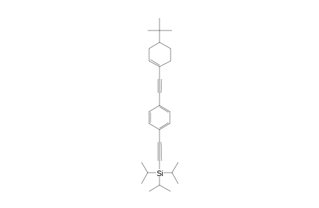 1-(4-TERT.-BUTYLCYCLOHEXENYLETHYNYL)-4-(TRIISOPROPYLSILYLETHYNYL)-BENZENE