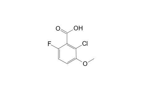 2-Chloro-6-fluoro-3-methoxybenzoic acid