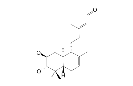 2-BETA,3-ALPHA-DIHYDROXY-ENT-LABDA-7,13-E-DIEN-15-AL