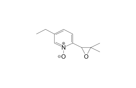 2-(3,3-dimethyl-2-oxiranyl)-5-ethyl-1-oxidopyridin-1-ium