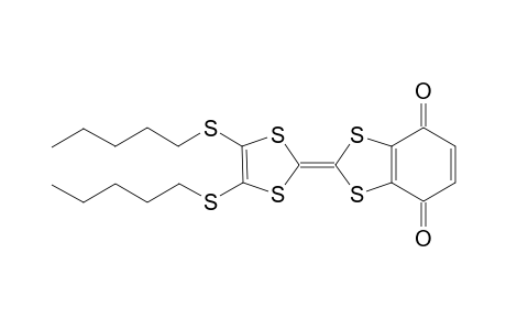 2-(4,5-Bis-pentylsulfanyl-[1,3]dithiol-2-ylidene)-benzo[1,3]dithiole-4,7-dione