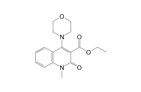 1,2-dihydro-1-methyl-4-morpholino-2-oxo-3-quinolinecarboxylic acid, ethyl ester