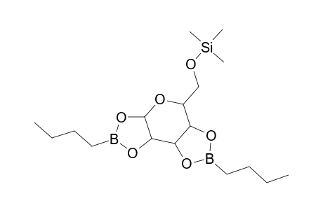 .alpha.-D-Galactopyranose, 6-O-(trimethylsilyl)-, cyclic 1,2:3,4-bis(butylboronate)