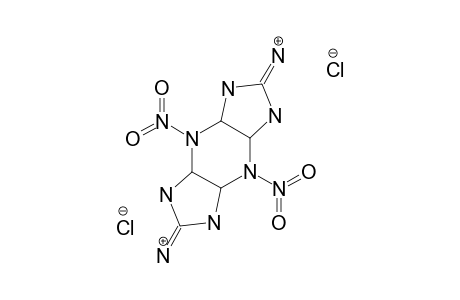 2,6-DIIMINO-4,8-DINITRODODECAHYDRODIIMIDAZO-[4,5-B:4',5'-E]-PYRAZINE-DIHYDROCHLORIDE