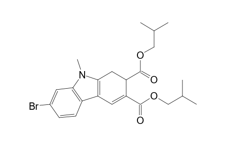 Di(isobutyl) 7-bromo-9-methyl-2,9-dihydro-1H-carbazole-2,3-dicarboxylate