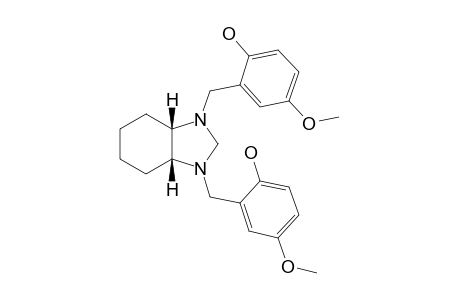 4,4'-DIMETHOXY-2,2'-[[(3AR,7AS)-2,3,3A,4,5,6,7,7A-OCTAHYDRO-1H-1,3-BENZIMIDAZOLE-1,3-DIYL]-BIS-(METHYLENE)]-DIPHENOL