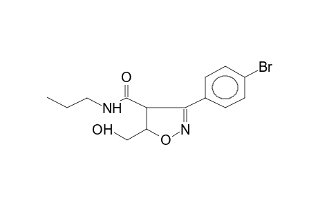 3-(4-BROMOPHENYL)-4-PROPYLCARBAMOYL-5-HYDROXYMETHYLISOXAZOLINE