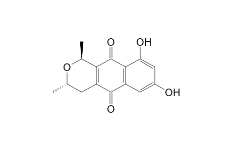 (1S,3S)-1,3-dimethyl-7,9-bis(oxidanyl)-3,4-dihydro-1H-benzo[g]isochromene-5,10-dione