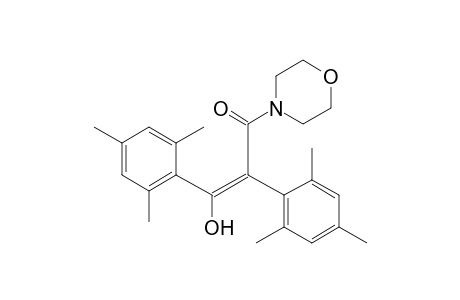 {(E)-4-[1-oxo-3-hydroxy-2,3-bis(2,4,6-trimethylphenyl)-2-propenyl]morpholine}