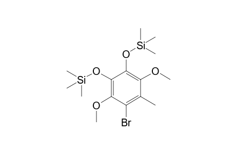 1,2-bis(Trimethylsilyloxy)-4-bromo-3,6-dimethoxy-5-methylbenzene