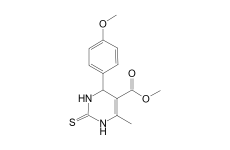 Methyl 4-(4-methoxyphenyl)-6-methyl-2-thioxo-1,2,3,4-tetrahydro-5-pyrimidinecarboxylate