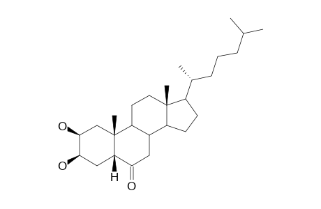 [5-BETA,7-ALPHA,7-BETA-(2)H(3)]-2-BETA,3-BETA-DIHYDROXY-5-BETA-CHOLESTAN-6-ONE