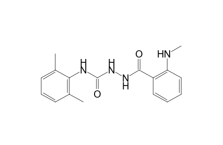 1-(N-methylanthraniloyl)-4-(2,6-xylyl)semicarbazide