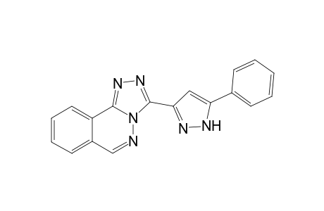 [1,2,4]Triazolo[3,4-a]phthalazine, 3-(5-phenyl-1H-pyrazol-3-yl)-